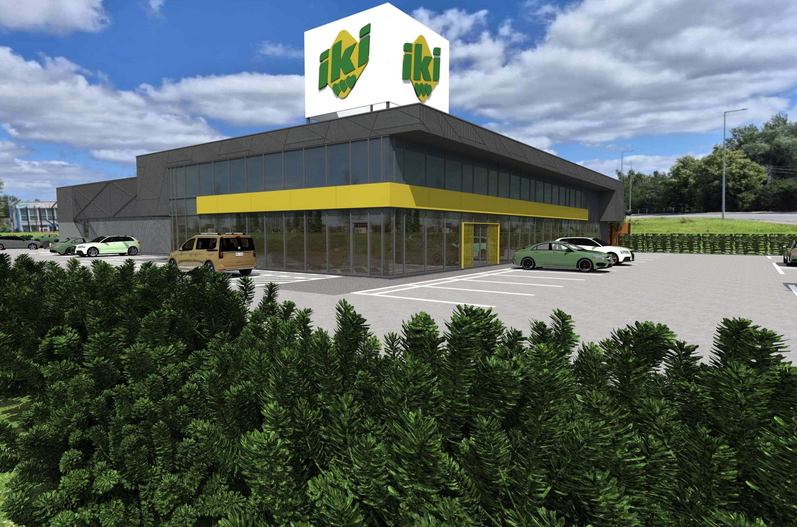 Gautas statybų leidimas „IKI“ prekybos centrui Noreikiškėse